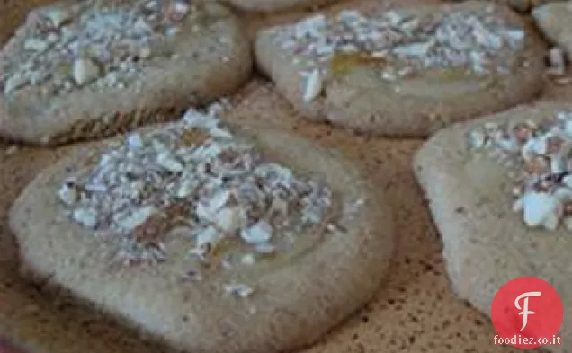 Biscotti alle spezie arancioni smaltati