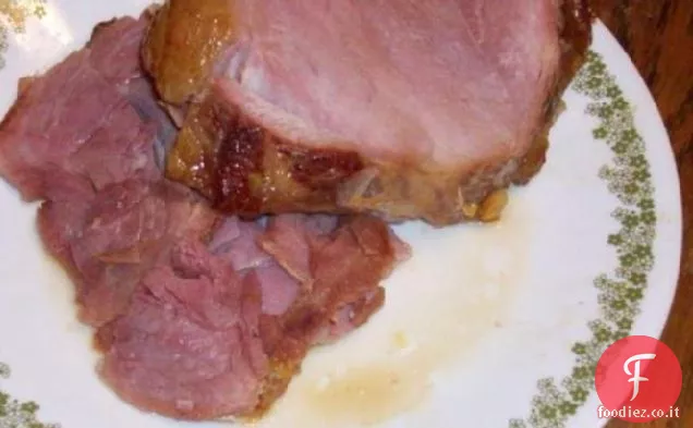Prosciutto a spirale smaltato arancione