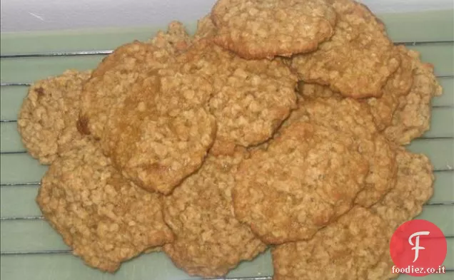 Biscotti di farina d'avena arancione