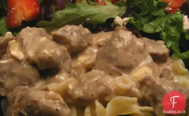 Fornello lento Manzo alla Stroganoff