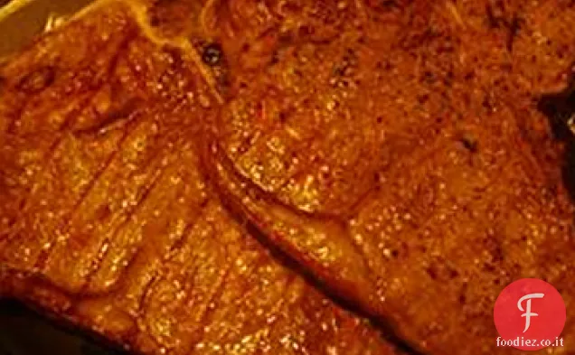 Brodo marinato bistecca barbecue