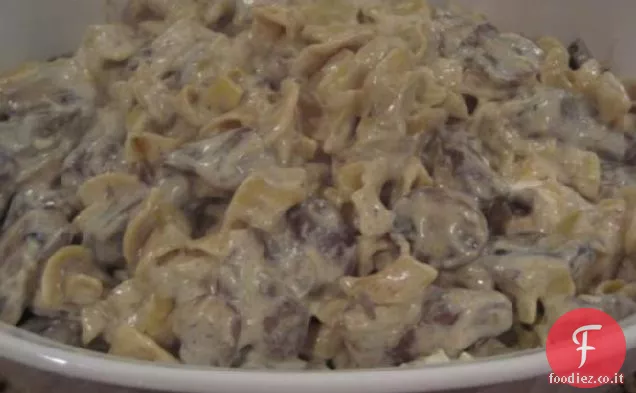 Facile Un piatto di manzo alla Stroganoff