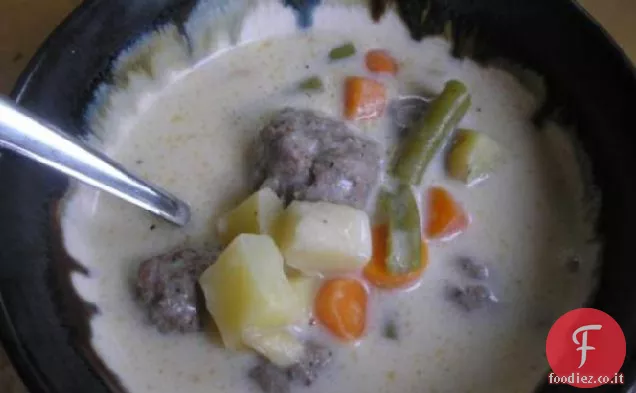 Gnocchi di carne svedesi per zuppa
