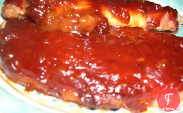 Braciole di maiale barbecue