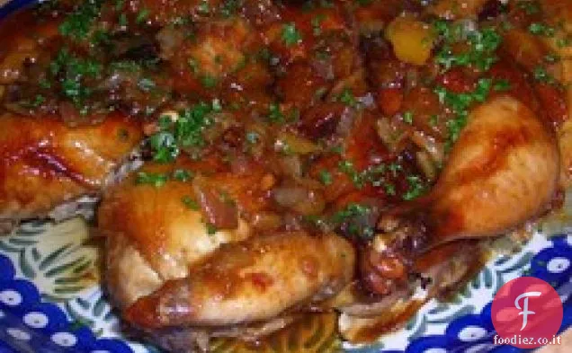 Galline di selvaggina della Cornovaglia glassate con salsa al pistacchio di albicocca