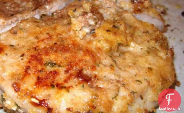 Braciole di maiale impanate-Dal forno
