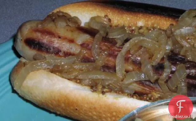 Gegrillte Bratwurst (Bratwurst alla griglia)