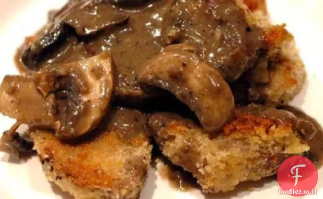 Medaglioni di maiale ai funghi