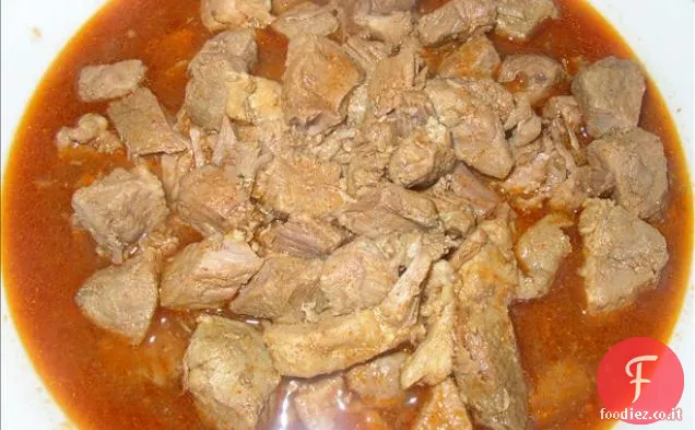 Pollo di città, non culo di pollo! (Maiale su un bastone)