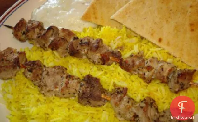 Souvlaki di maiale