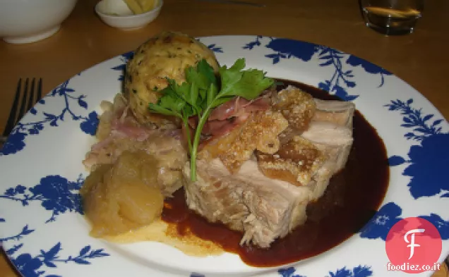 Carne di maiale e crauti