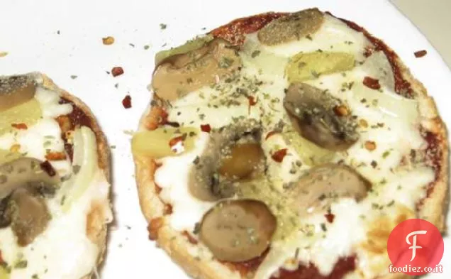 Pizza di verdure Fette di pane