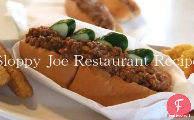 Sloppy Joe Ristorante ricetta