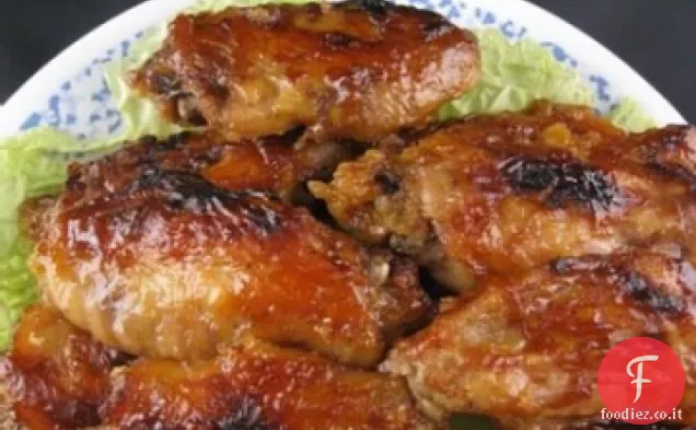 Ali di pollo barbecue