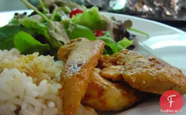 Pollo piccante al cartoccio