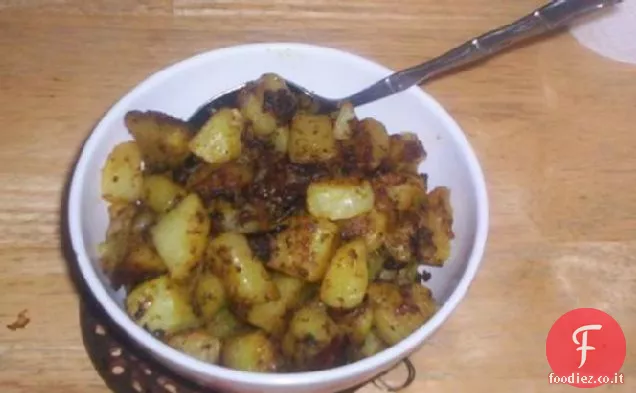 Colazione piccante Patatine fritte a casa