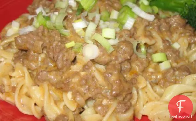 Mamma facile Hamburger Stroganoff