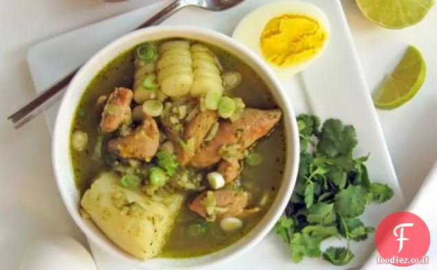 Aguadita (zuppa di pollo peruviana)
