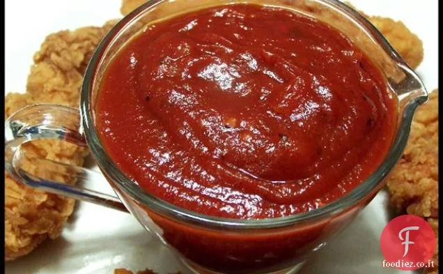 Salsa BBQ fatta in casa del Texas per inscatolare o OAMC