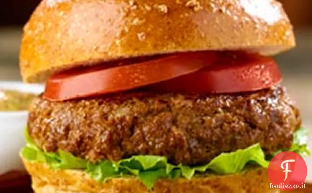 All-Crusca grande e succosa 1/4-lb. Hamburger