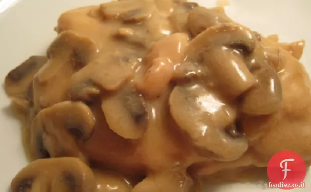 Pilze in Sahnesosse-Funghi in Salsa di panna