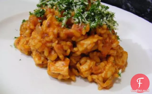 Risotto alla Cacciatora di Pollo