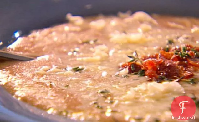 Zuppa di pane pancetta e birra