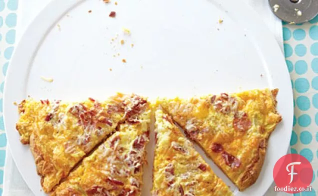 Pancetta e uova Colazione Pizza