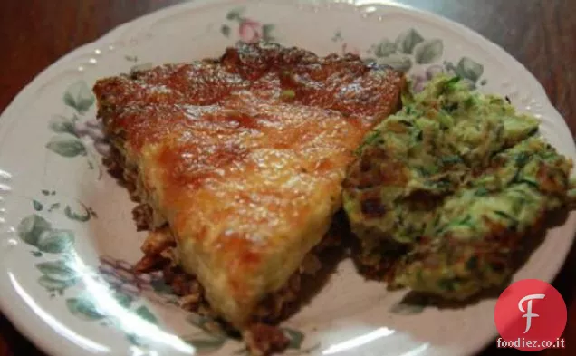 Pancetta Cheeseburger Quiche