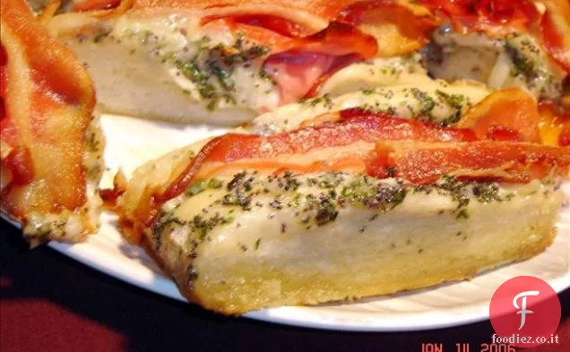 Pane tostato salato