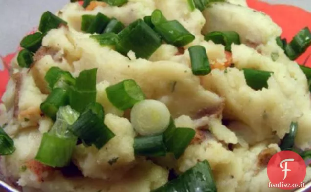 Pancetta e formaggio blu Sorpresa di patate