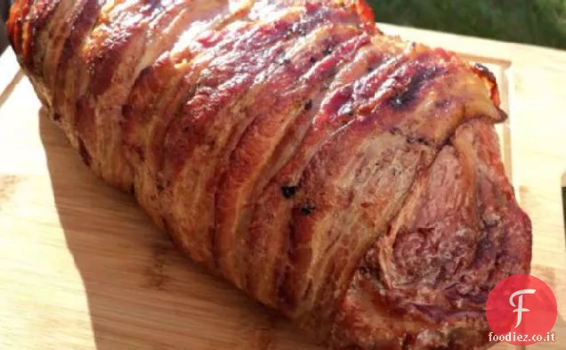 Porkapalooza di Nif (lombo di maiale avvolto in pancetta)