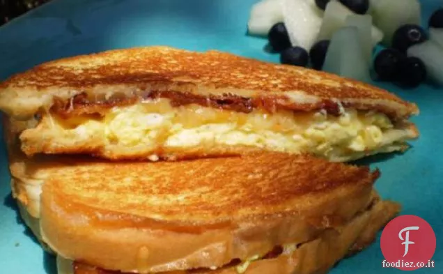 Pancetta e uova Colazione Formaggio grigliato