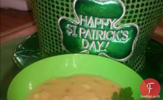 Zuppa di patate irlandese con pancetta