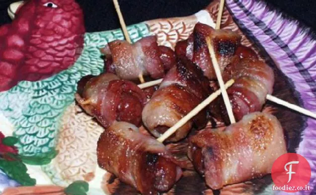 Ragazzini avvolti nella pancetta