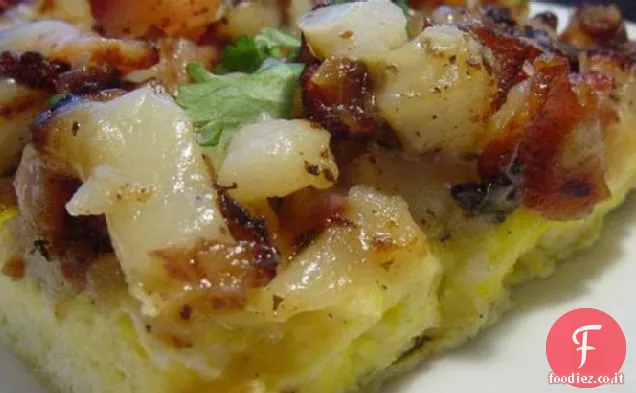 Open-Faced francese paese frittata
