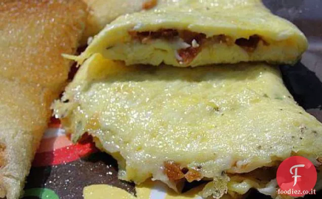 Frittata con pancetta e Parmigiano