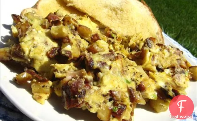 Bauernfrühstück-Omelette colazione agricoltori