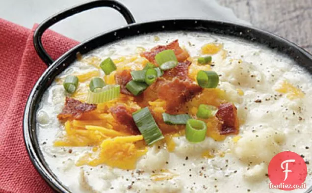 Zuppa di patate e pancetta al forno