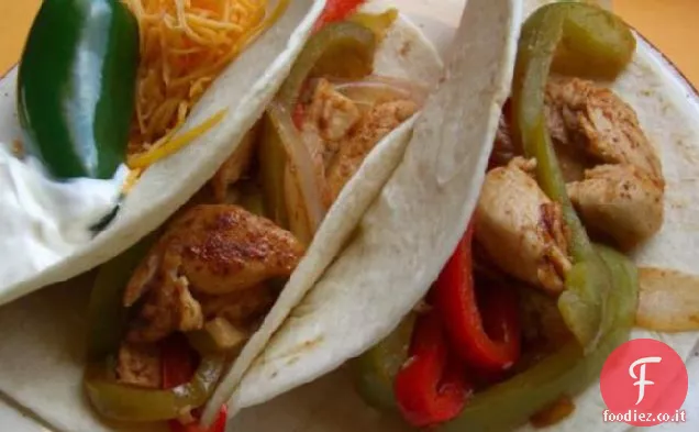 Un'altra ricetta di Fajitas di pollo!
