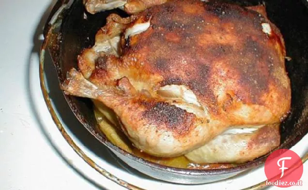 Pollo arrosto al limone / lime / aneto