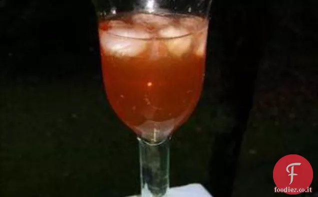 Cocktail Gvc con vino allo zenzero.