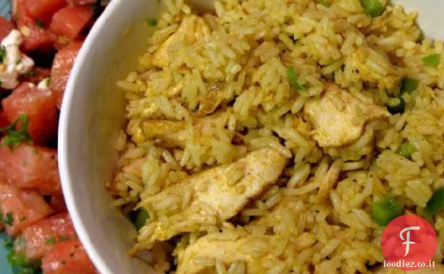 Pollo al curry Lime Ciotola di riso