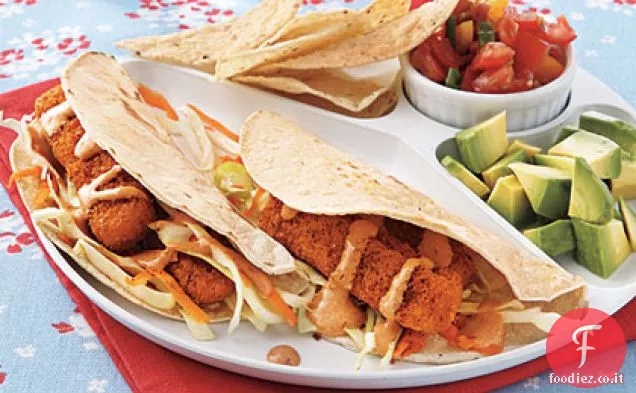 Tacos bastone di pesce