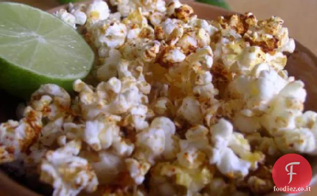 Popcorn con Lime e peperoncino