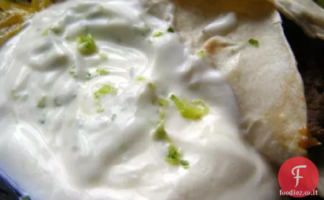 Crema di lime per chili, Tacos, Fajitas e altro ancora