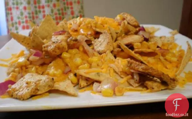 Nachos di pollo al lime