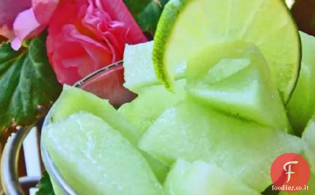 Melone di melata con succo di lime