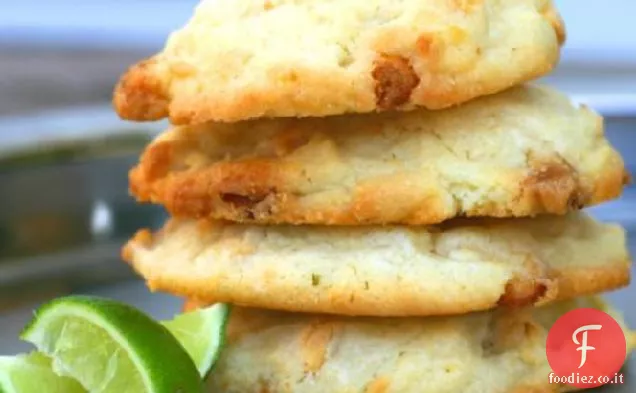 Cippatori al cioccolato bianco al lime