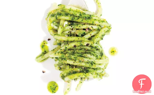 Spaghetti al Pesto di Prezzemolo
